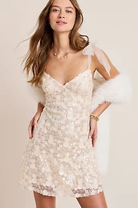 Margot Sequin Tie Strap Mini Dress