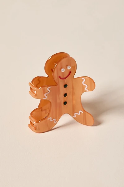 Gingerbread Hair Claw