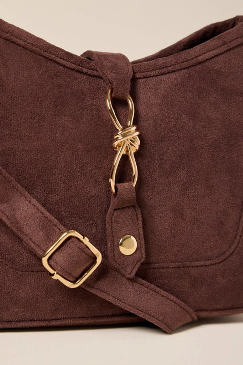 Julie Mini Suede Satchel Handbag