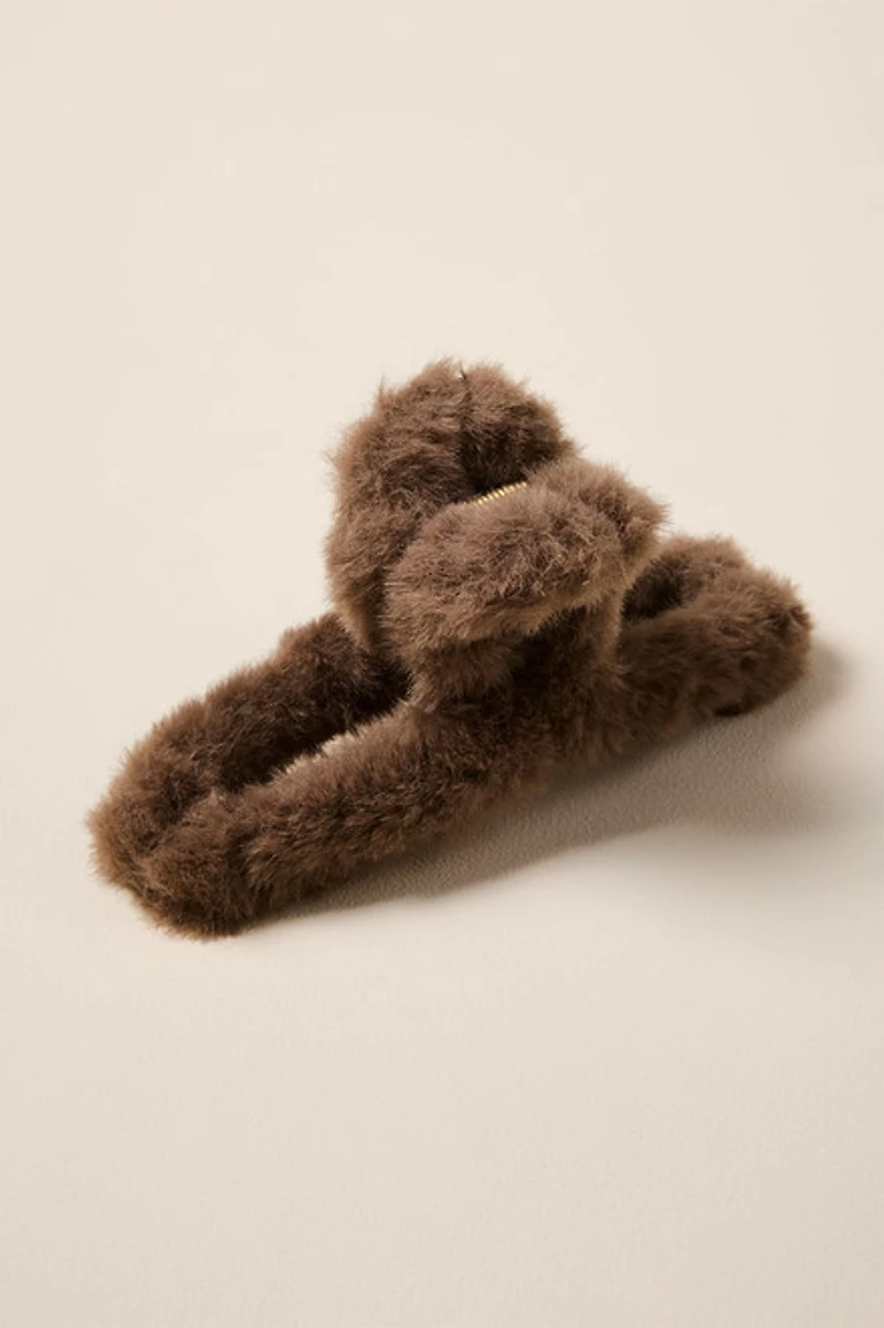 Rosa Faux Fur Hair Claw