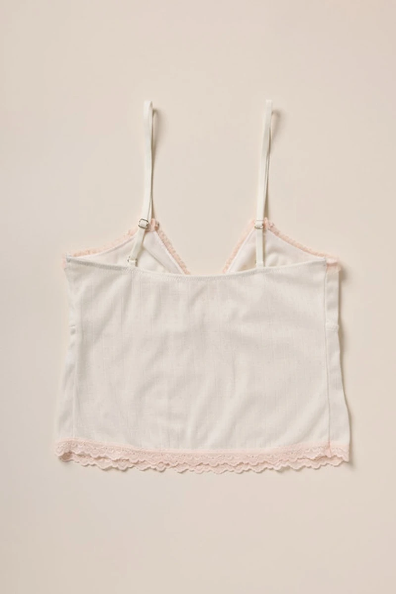 Hannah Lace Cami Tank Top
