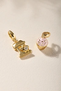 Cupcake and Blender Charm Set