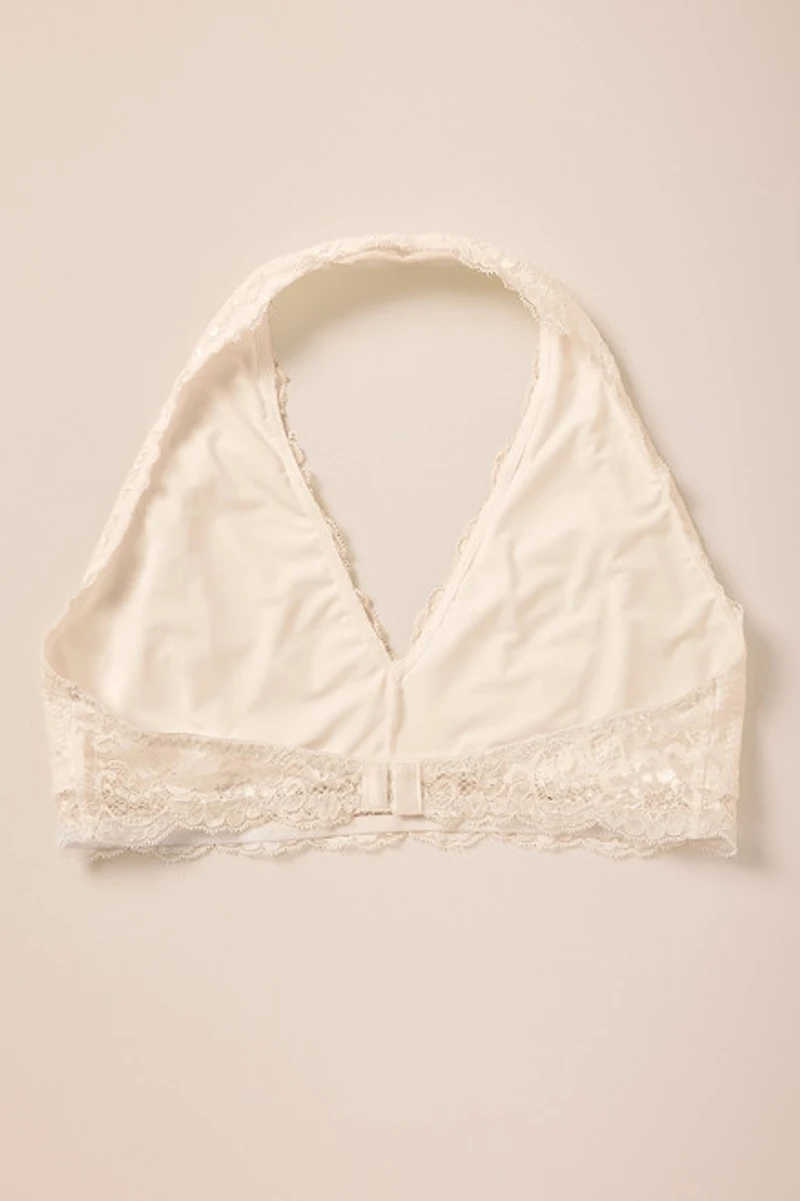 Cheryl Halter Lace Bralette
