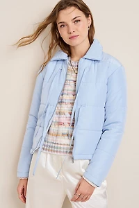 Avery Tie Front Puffer Jacket