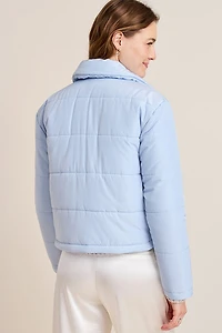 Avery Tie Front Puffer Jacket