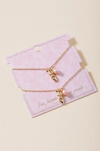 Claudia Ballet Pendant Necklace Set