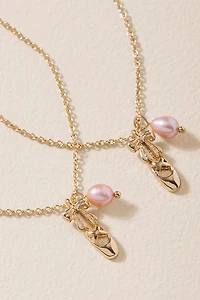 Claudia Ballet Pendant Necklace Set