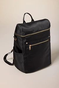 Mona Nylon Zipper Backpack
