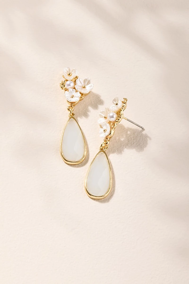 Veronica Floral Teardrop Earrings