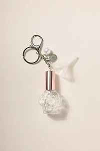 Rose Perfume Bottle Key Chain