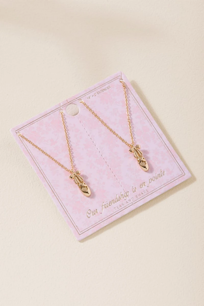 Ballet Besties Friendship Necklace Set