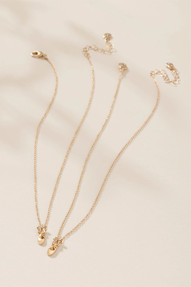 Ballet Besties Friendship Necklace Set