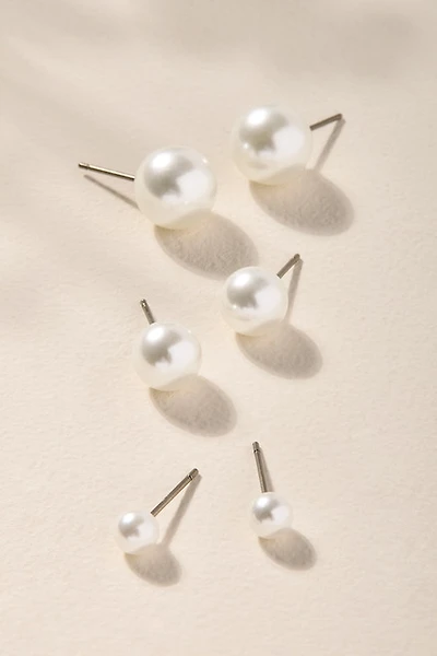 Britney Pearl Stud Earring Set