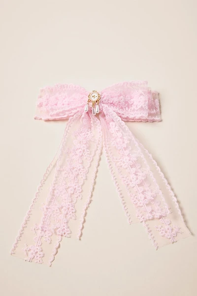 Lisa Lace Bow Barrette