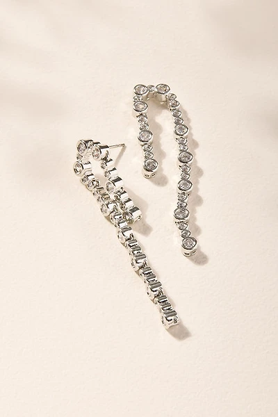 Mia Crystal Linear Drop Earrings