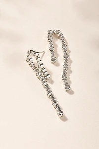 Mia Crystal Linear Drop Earrings