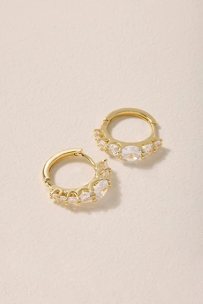 Ruth Gradiated Crystal Hoop Earrings
