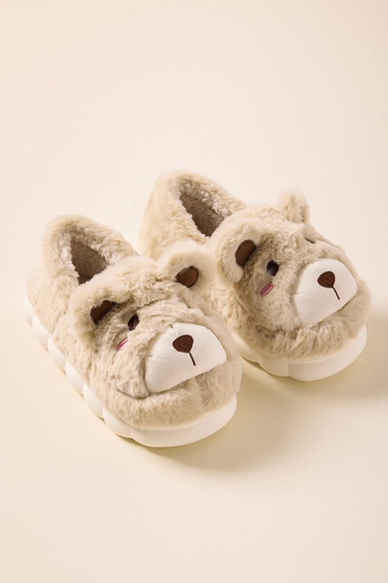 Teddy Bear Slippers