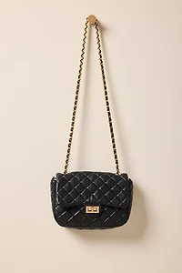 Jody Black Quilted Crossbody Bag