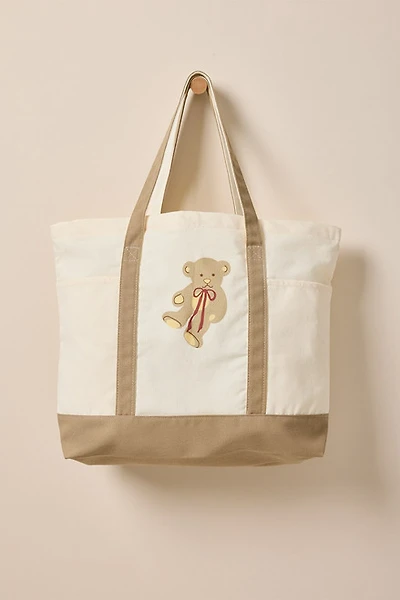 Teddy Bear Canvas Tote Bag