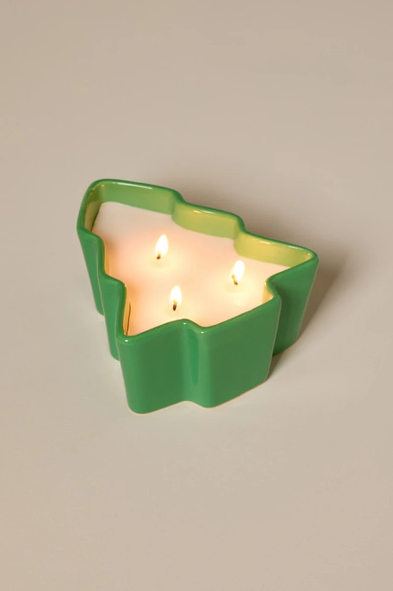 DW Home Holiday Tree 9.7oz Scented Candle Jar