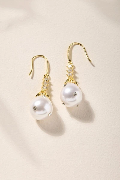 Gracie Iridescent Pearl Drop Earrings