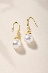 Gracie Iridescent Pearl Drop Earrings
