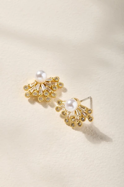 Vanessa Pearl Burst Stud Earrings