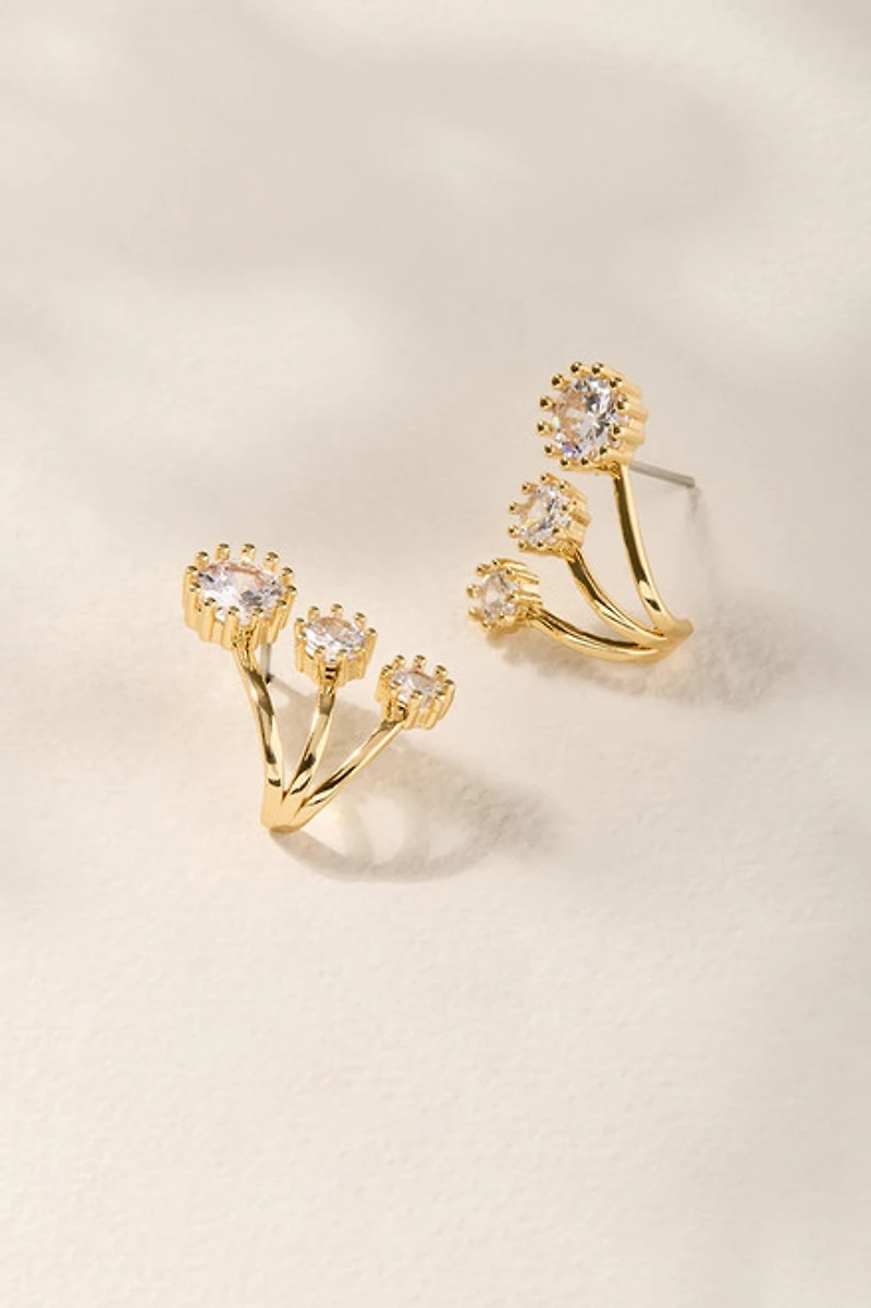 Isabella Crystal Crawler Earrings