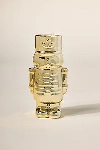 DW Home Festive Wreath Nutcracker Candle Jar 10oz