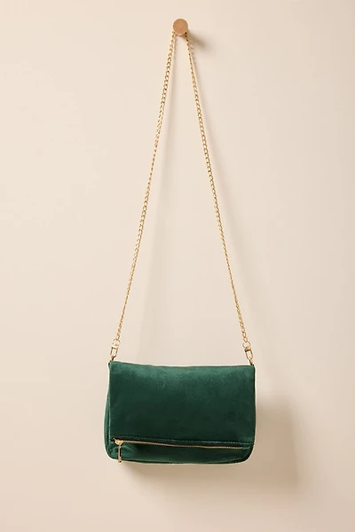 Marcie Velvet Foldover Clutch