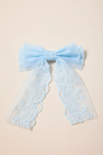 Lena Lace Hair Bow Barrette