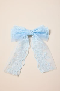 Lena Lace Hair Bow Barrette