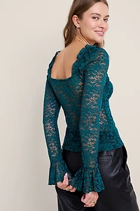 Holly Long Sleeve Lace Top