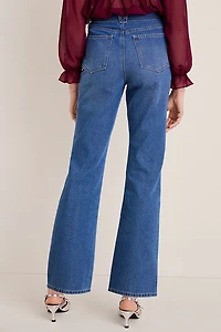 Sonia Belted Flare Jeans