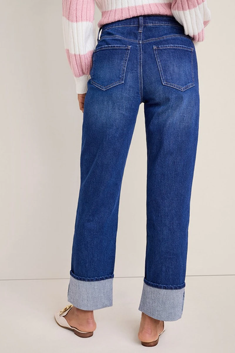 Anna Cuffed Crop Jeans