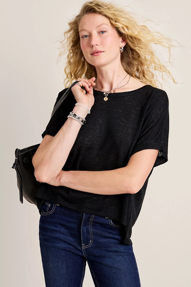 Tea Short Sleeve Dolman Tee