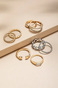 Rita Mixed Style Ring Set