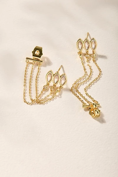 Rita Marquise Chain Drop Earrings