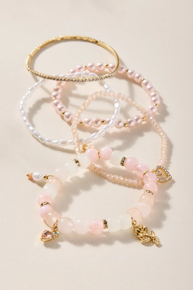 Marla Pearl Beaded Bracelet Set