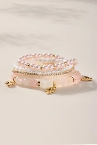 Marla Pearl Beaded Bracelet Set