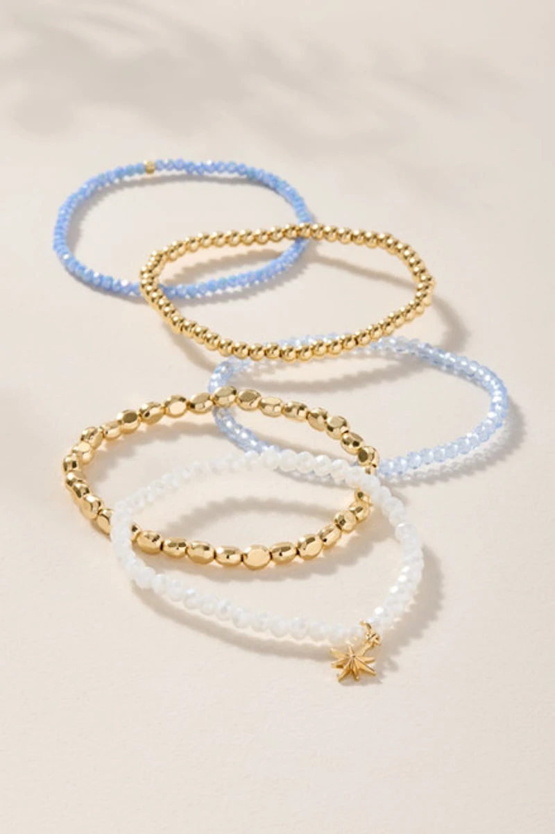 Mia Glass Beaded Bracelet Set