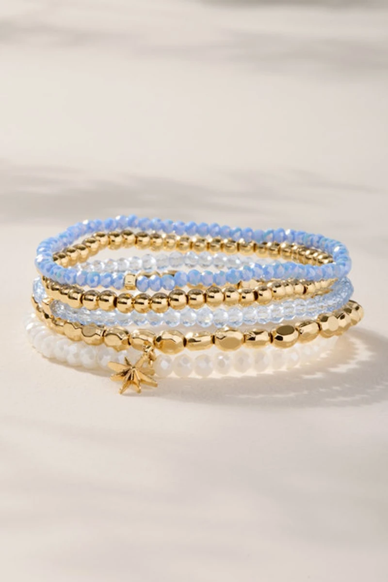 Mia Glass Beaded Bracelet Set