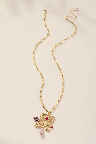 Joan Charm Heart Pendant Necklace