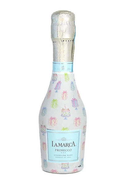 Beau Bottles Pastel Birthday Cakes And Presents Mini La Marca Edition Bottle Wrap