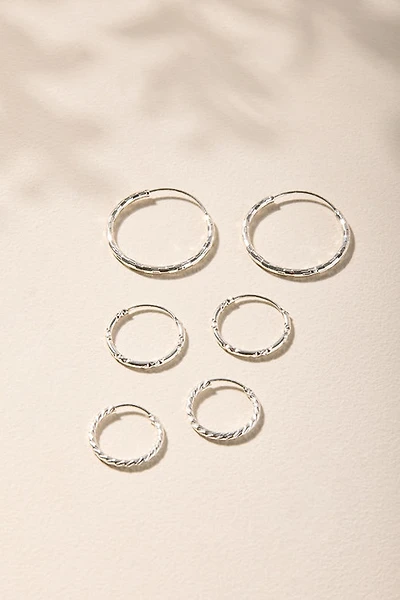 Nola Mixed Hoop Earring Set