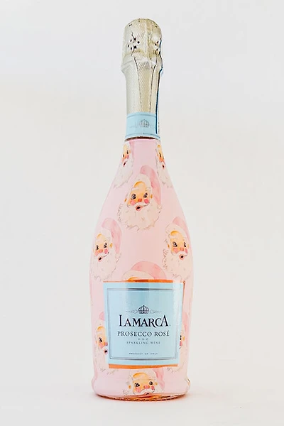 Beau Bottles Limited Edition Watercolor Pink Santa La Marca Edition Bottle Wrap