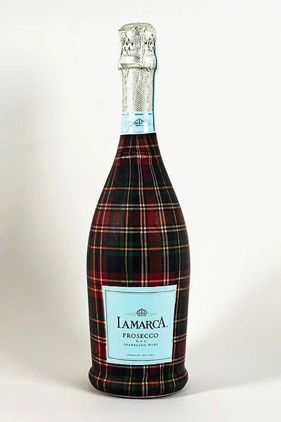 Beau Bottles Plaid Holiday La Marca Edition Bottle Wrap