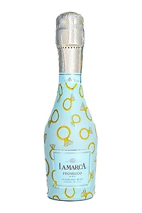 Beau Bottles Blue Engagement Ring Mini La Marca Edition Bottle Wrap