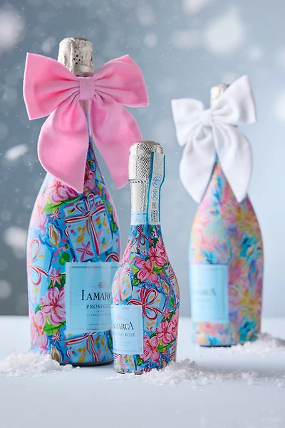 Beau Bottles Preppy Happy Birthday Brushed Presents La Marca Edition Bottle Wrap